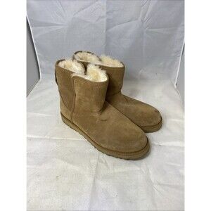 UGG Cory II Shearling Lined Suede Boots Chestnut Women’s Size 6